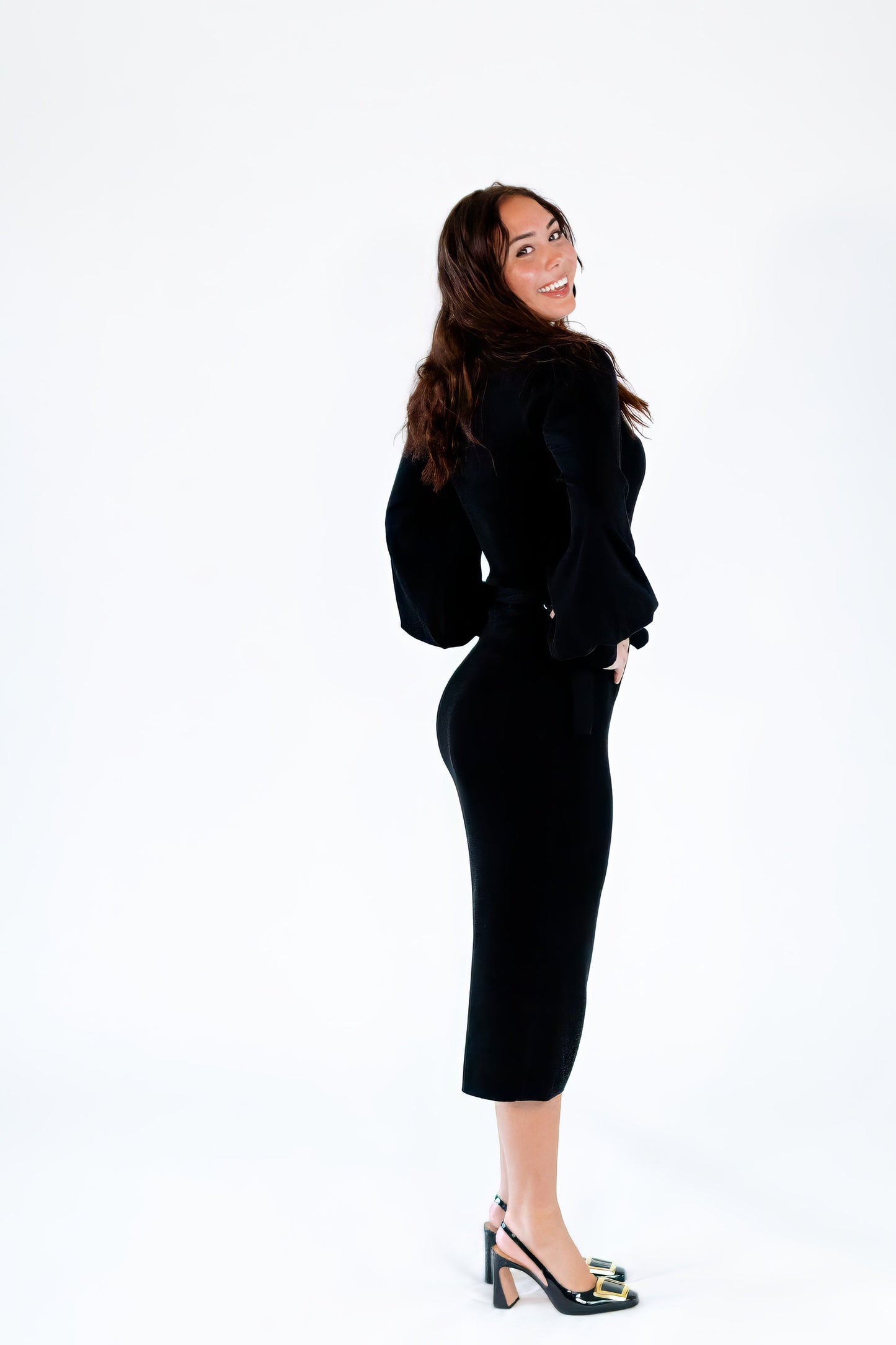 Louise Knit Sweater Dress