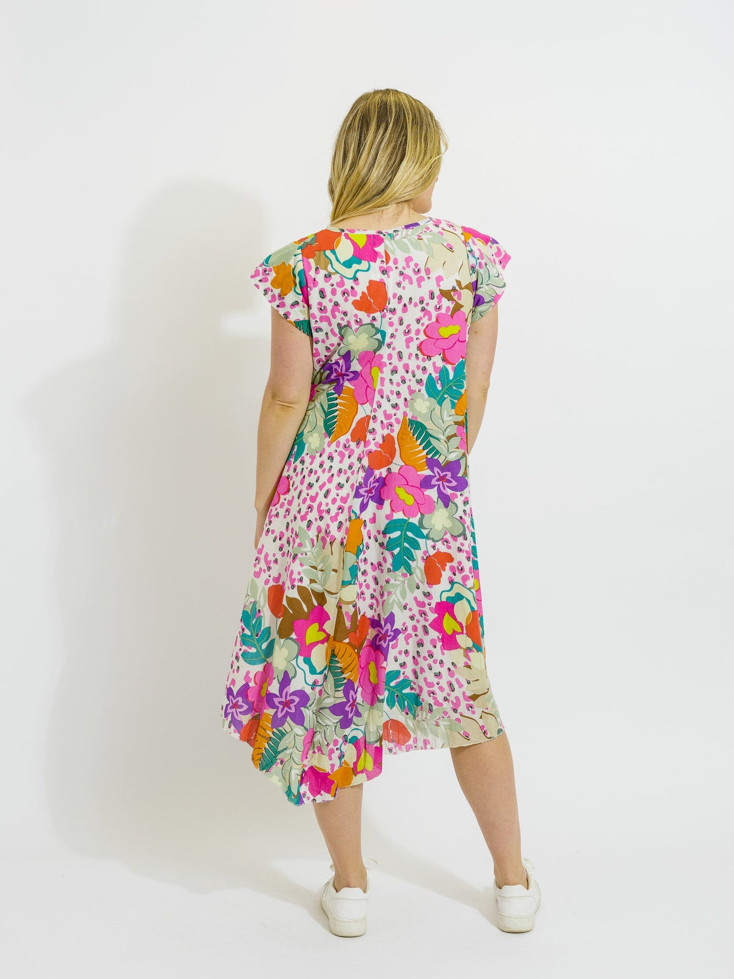 Maheno Dress in Fresh Pink Floral
