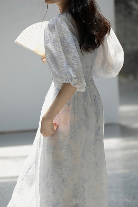 Ceramic-print dress