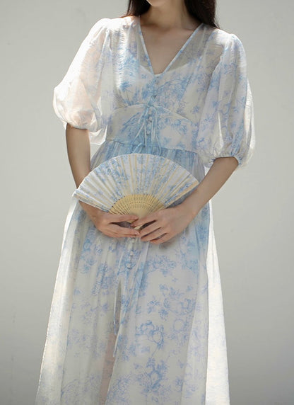 Ceramic-print dress