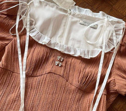 Dusty rosy dress