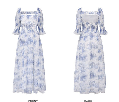 Misty toile dress