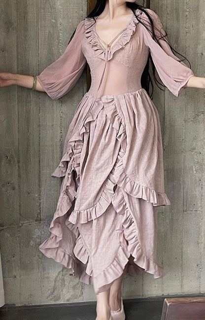 Flower buds dress