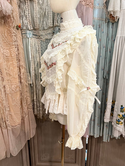 Victorian romance blouse