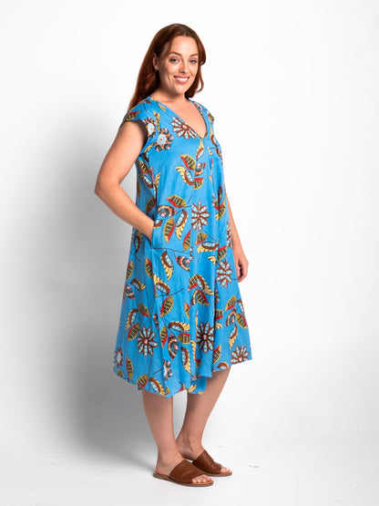 Maheno Dress in Blue Ce Soir