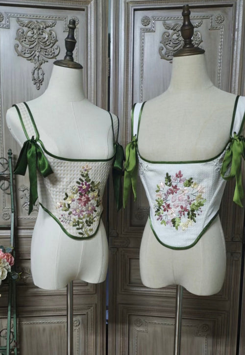 Ribbonwork Bouquet corset