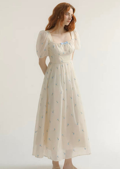 Nude bouquet dress