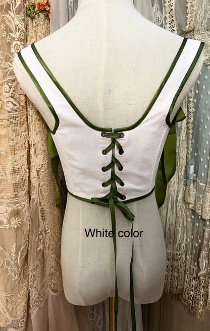 Ribbonwork Bouquet corset
