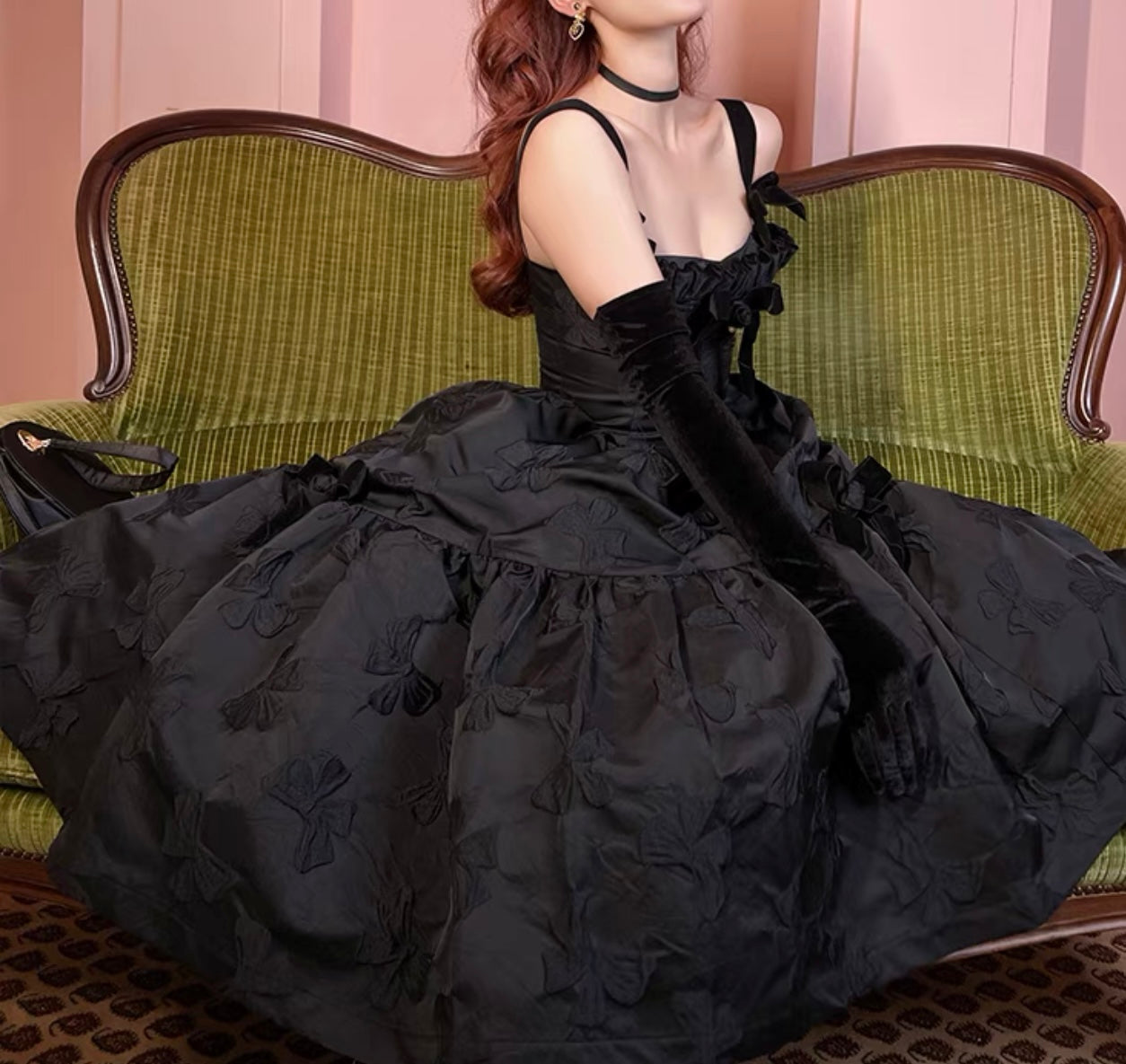 Dark rum dress