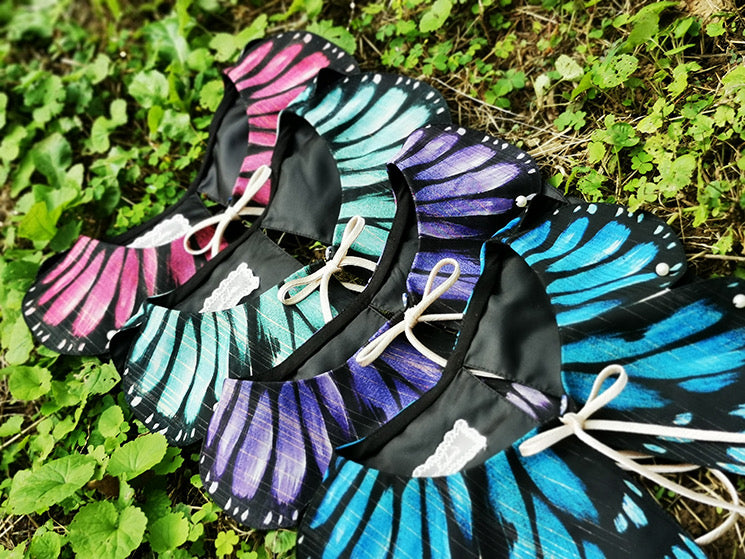 Butterfly garden collar