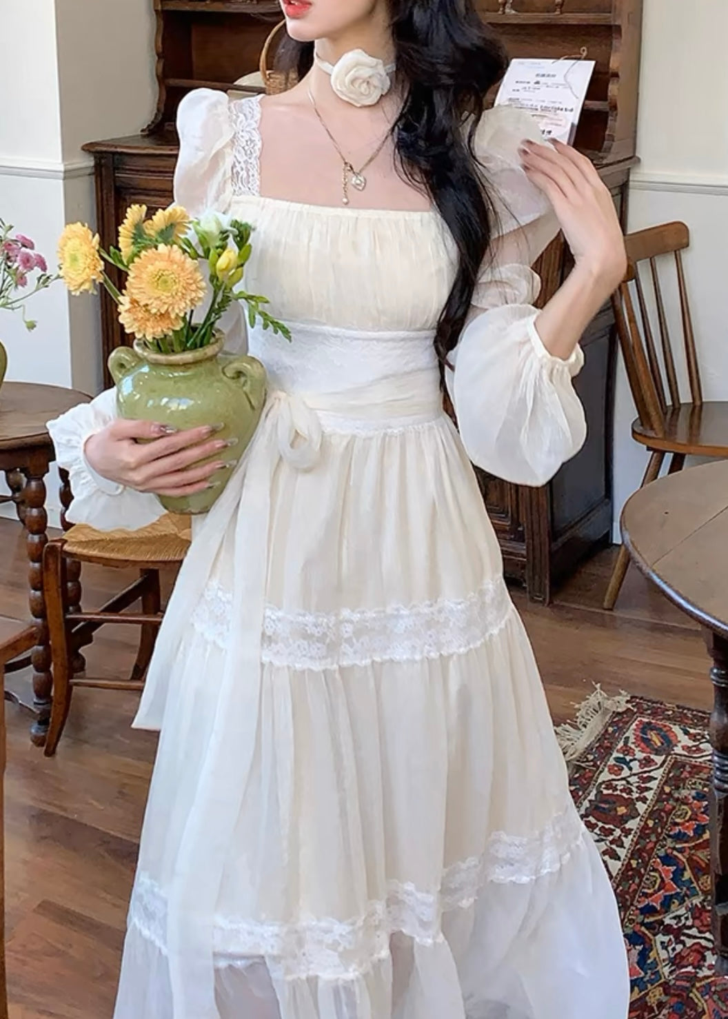 Springtime garden dress