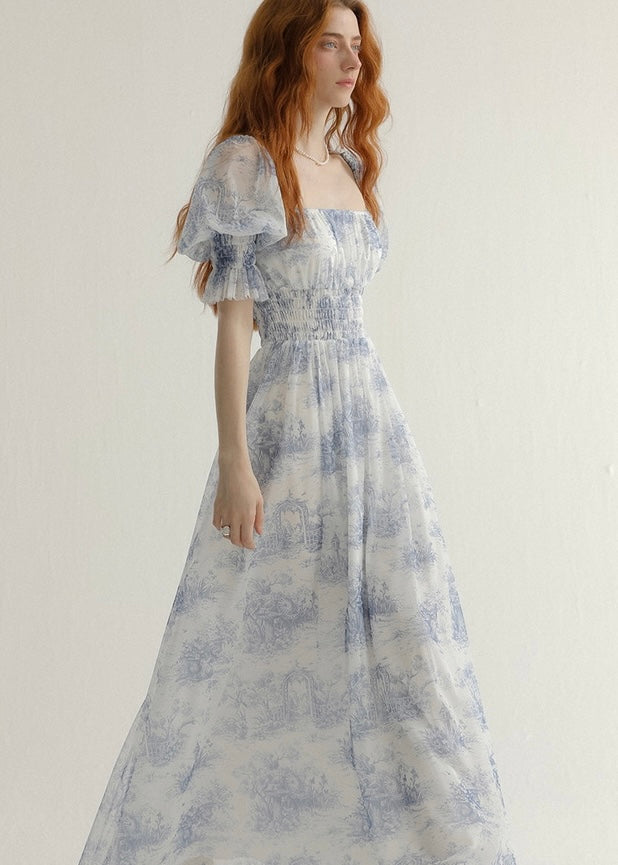 Misty toile dress