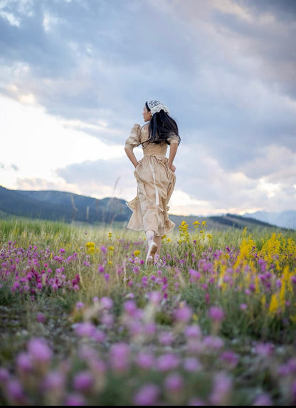 Natural voyage dress