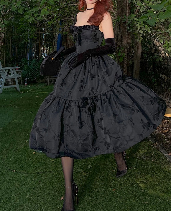 Dark rum dress