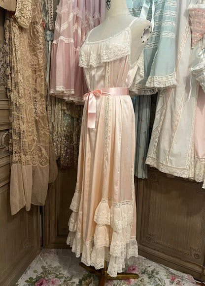 Antique soirée jacket / slip dress set