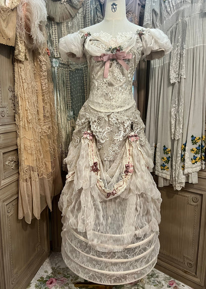Edwardian dollette corset set