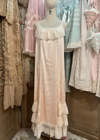 Antique soirée jacket / slip dress set
