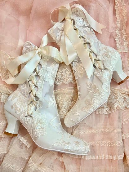 Lacey silhouette boots