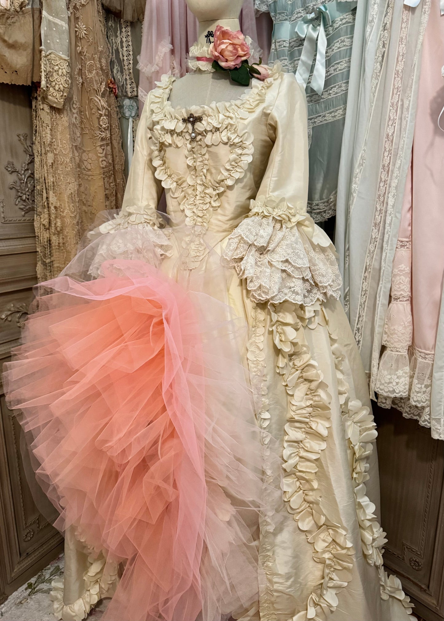 Let them eat cake gown 🎂🎀🦢