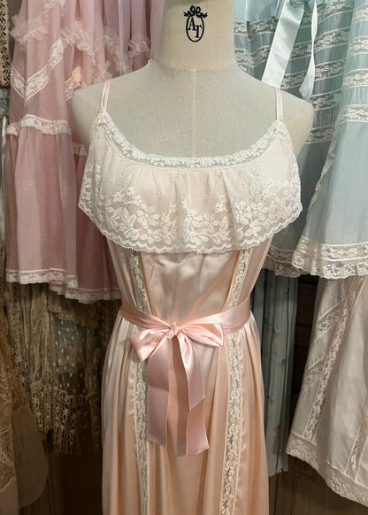 Antique soirée jacket / slip dress set