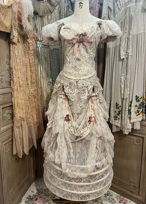 Edwardian dollette skirt / crinoline