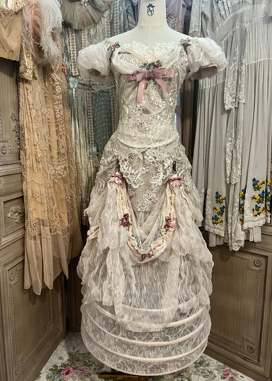 Edwardian dollette skirt / crinoline