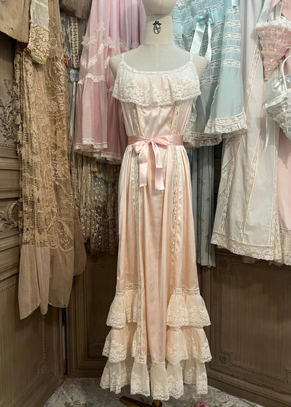 Antique soirée jacket / slip dress set