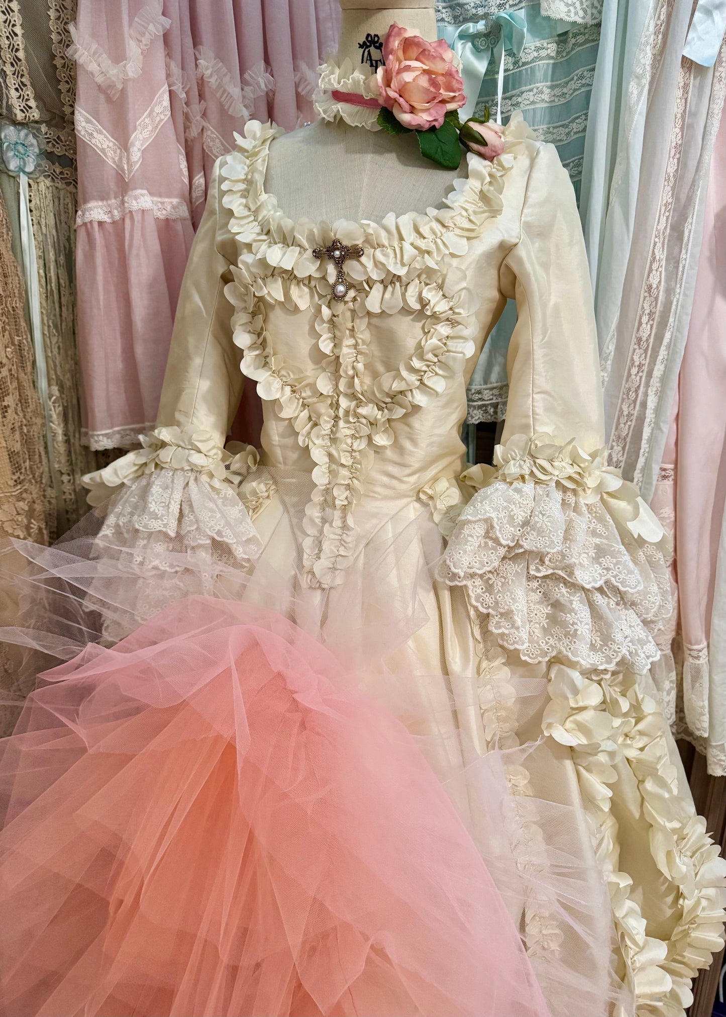 Let them eat cake gown 🎂🎀🦢