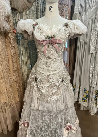 Edwardian dollette corset set