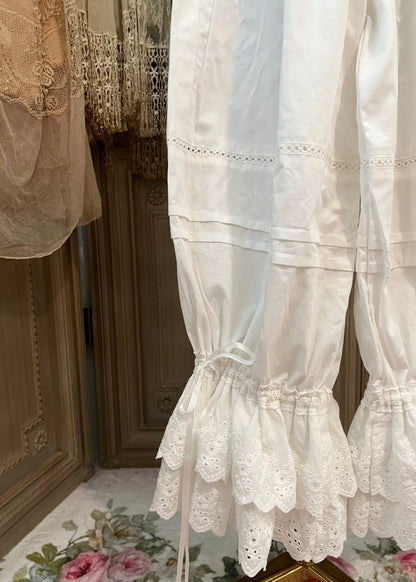Toile de Jouy corset & bloomers set