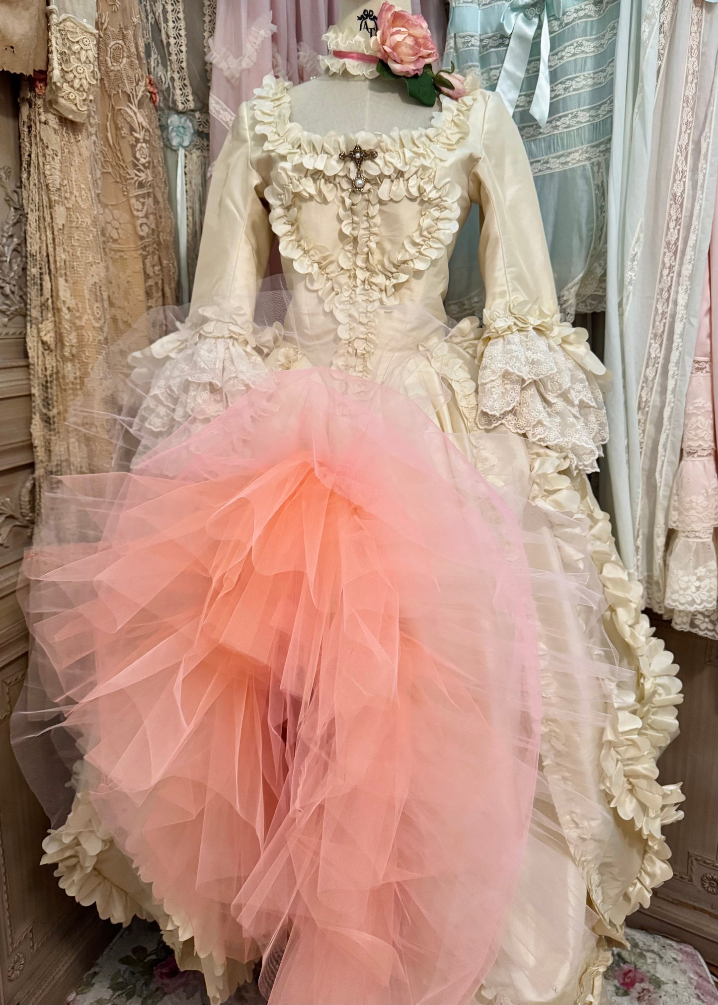 Let them eat cake gown 🎂🎀🦢