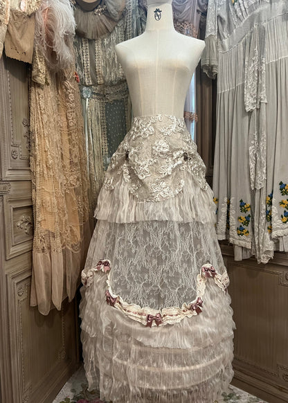 Edwardian dollette skirt / crinoline