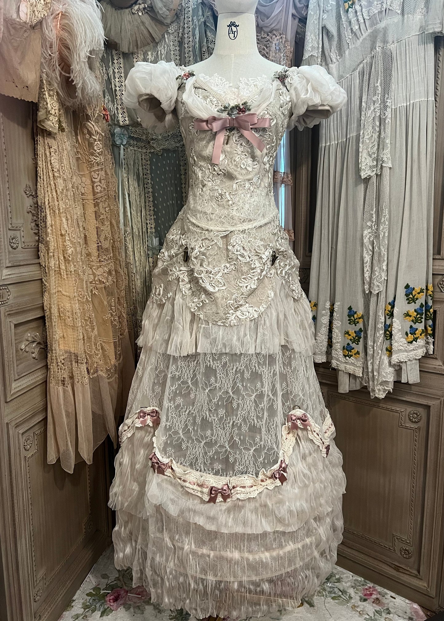 Edwardian dollette skirt / crinoline