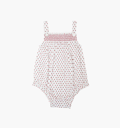 The Baby Arlo Bubble - White Poppy Half Drop
