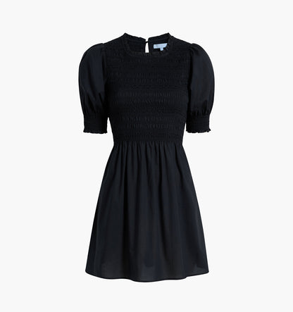 The Vivi Nap Dress - Black Cotton