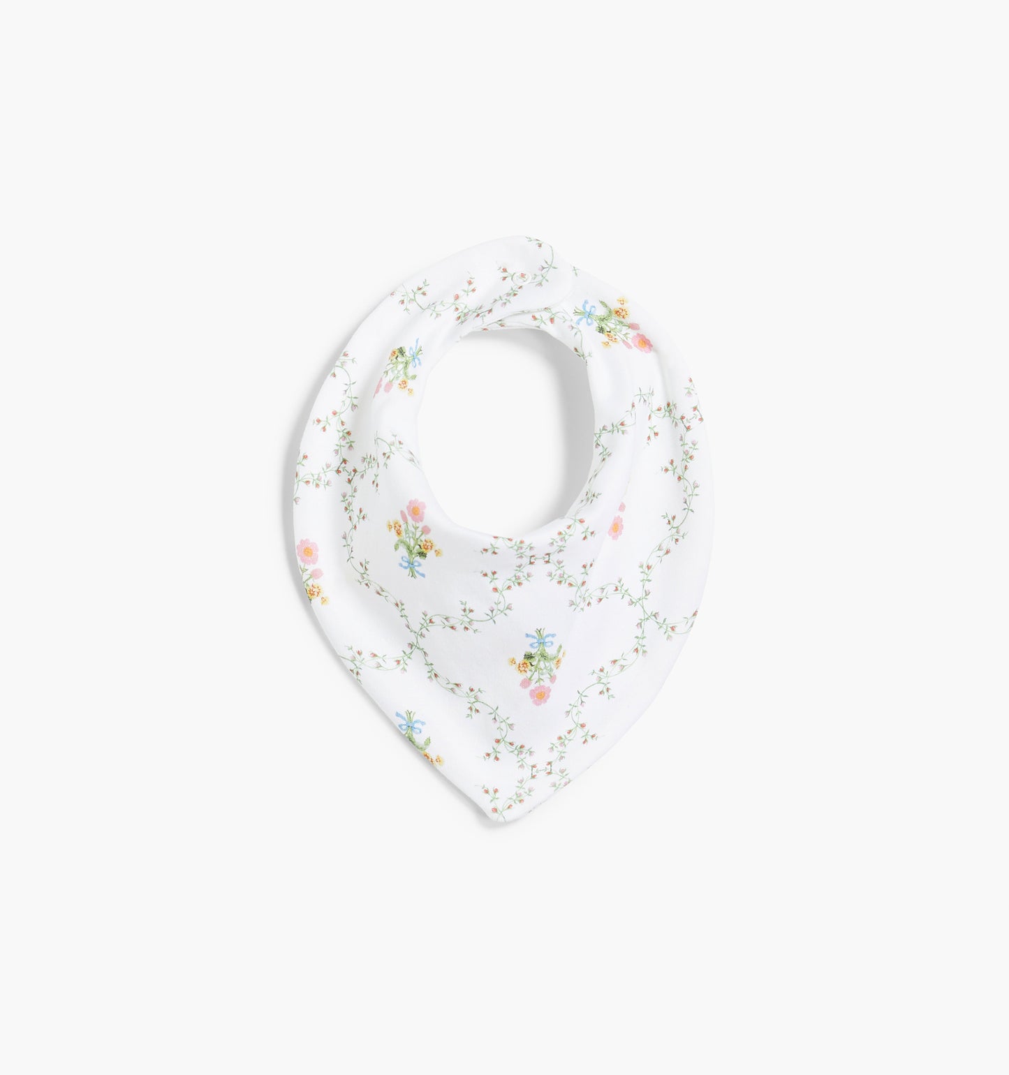 The Bandana Bib - Pastel Trellis