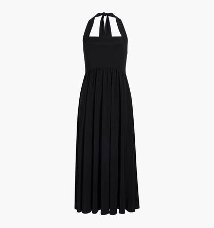 The Maternity Fleur Dress - Black Jersey