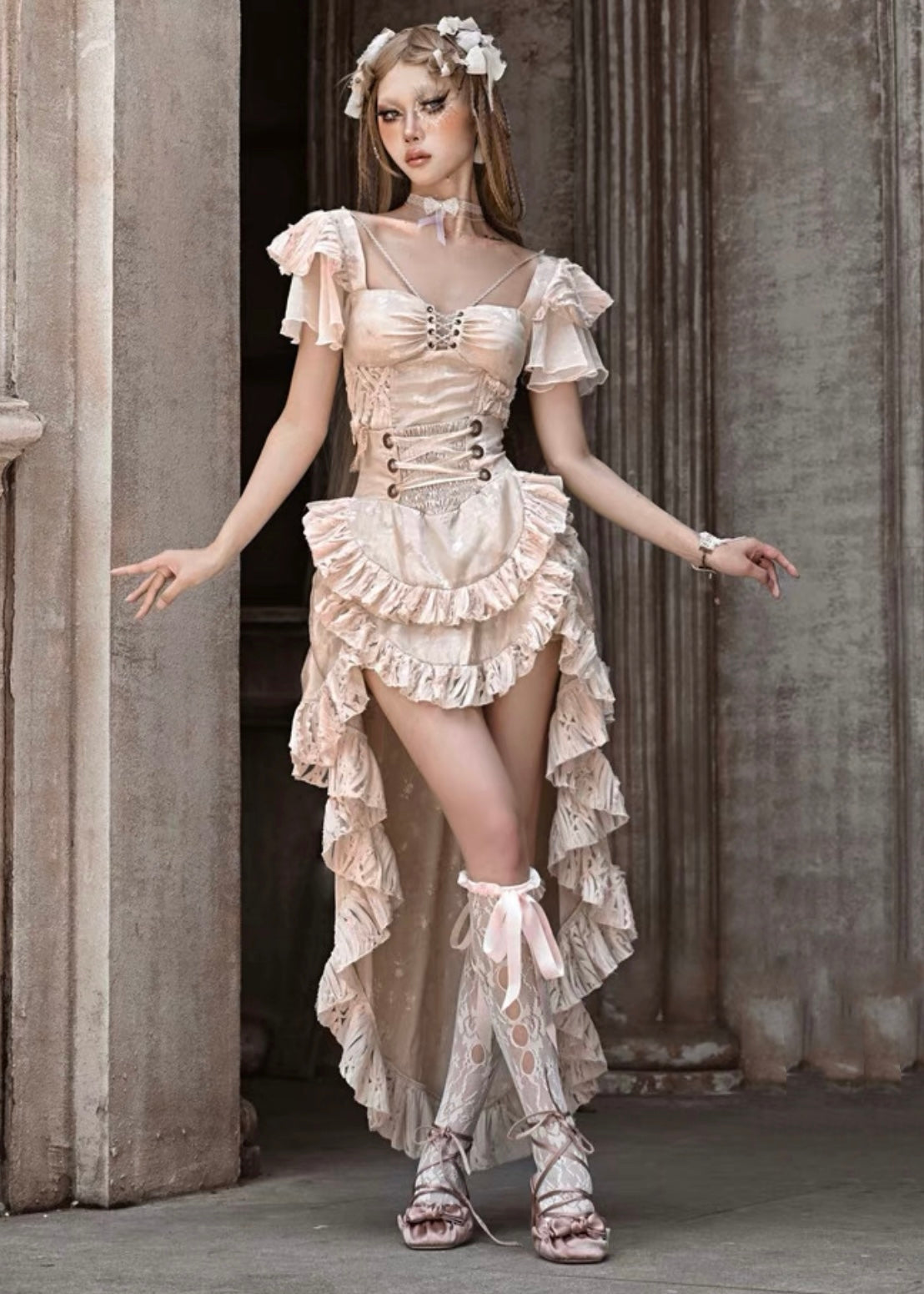 Rococo ballerina ensemble