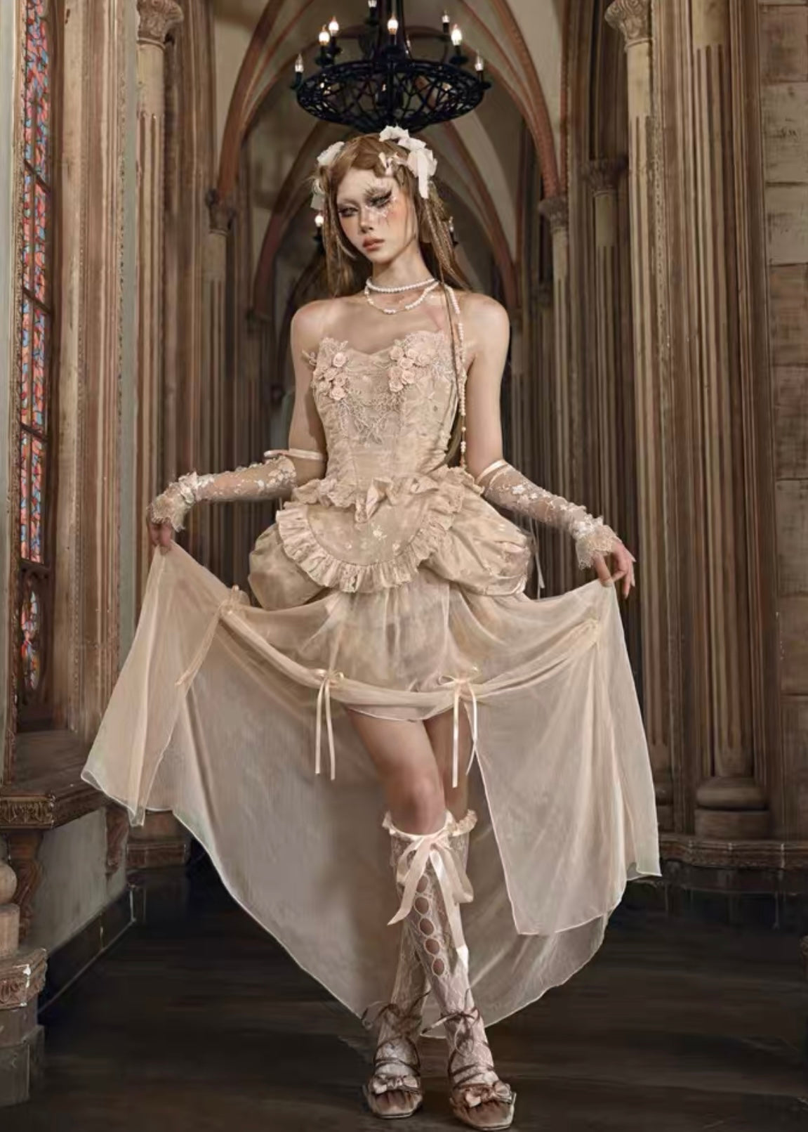 Rococo ballerina corset