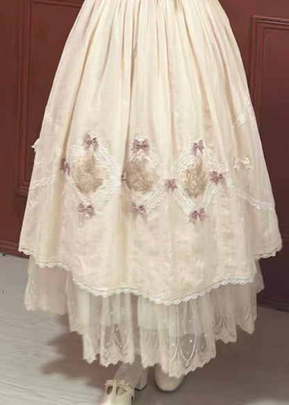 Lace trim petticoat