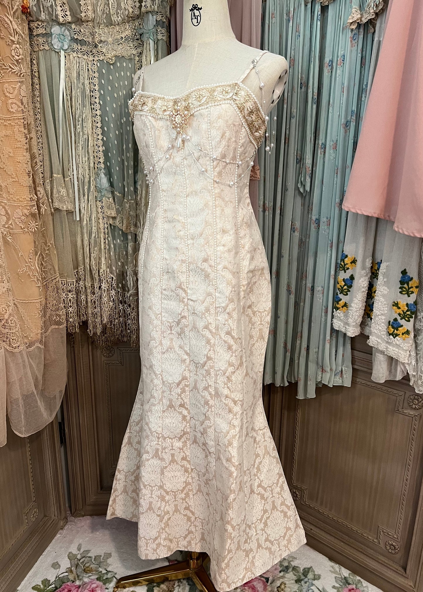 Baroque mermaid dress (simplified version)