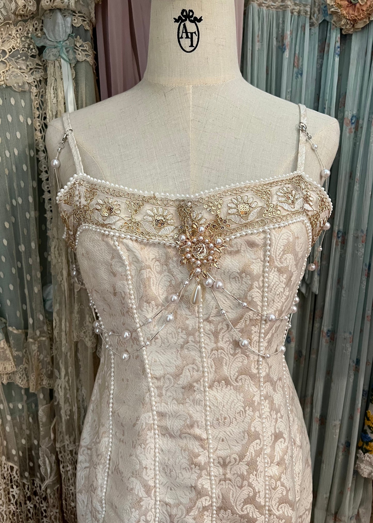 Baroque mermaid dress (simplified version)