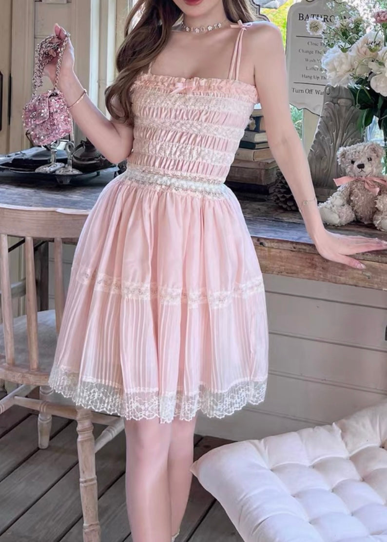 Pink maison dress