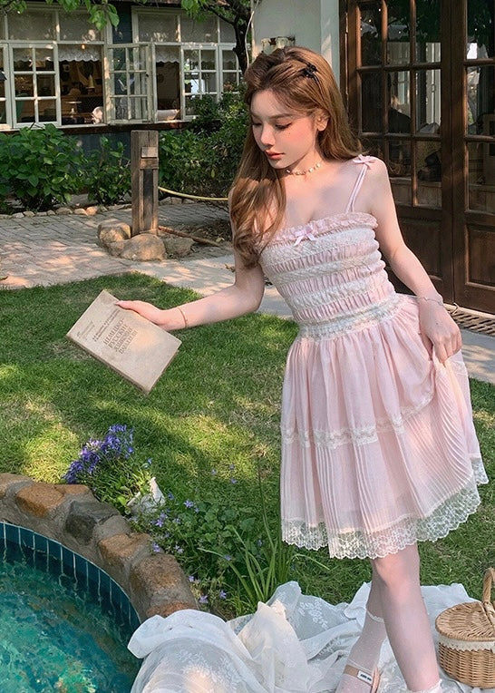 Pink maison dress