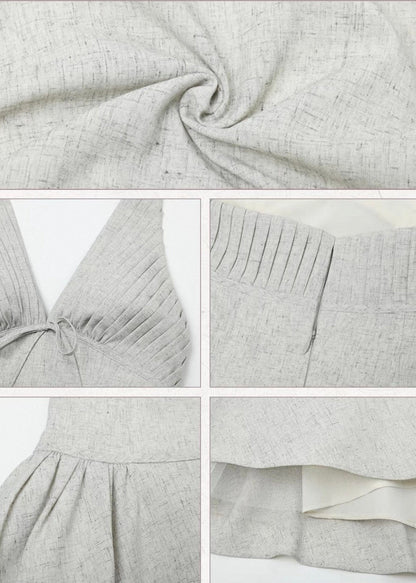 Dove gray whisper dress