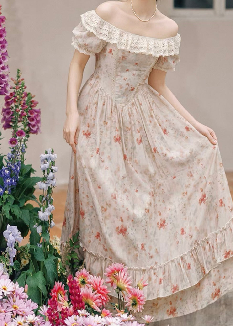 Monet garden dress