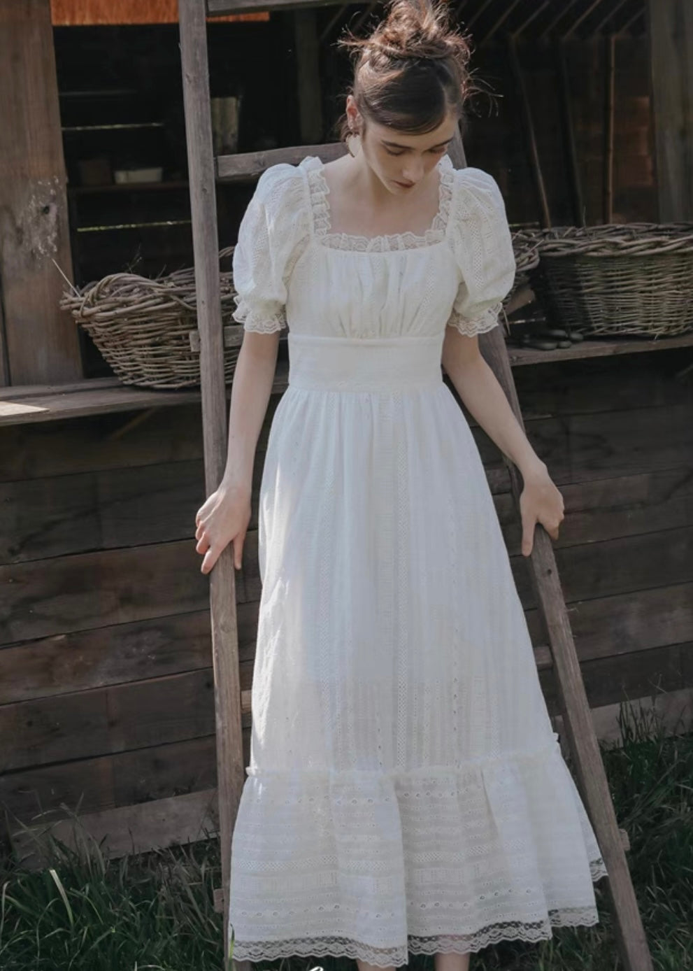 Timeless lawn dress