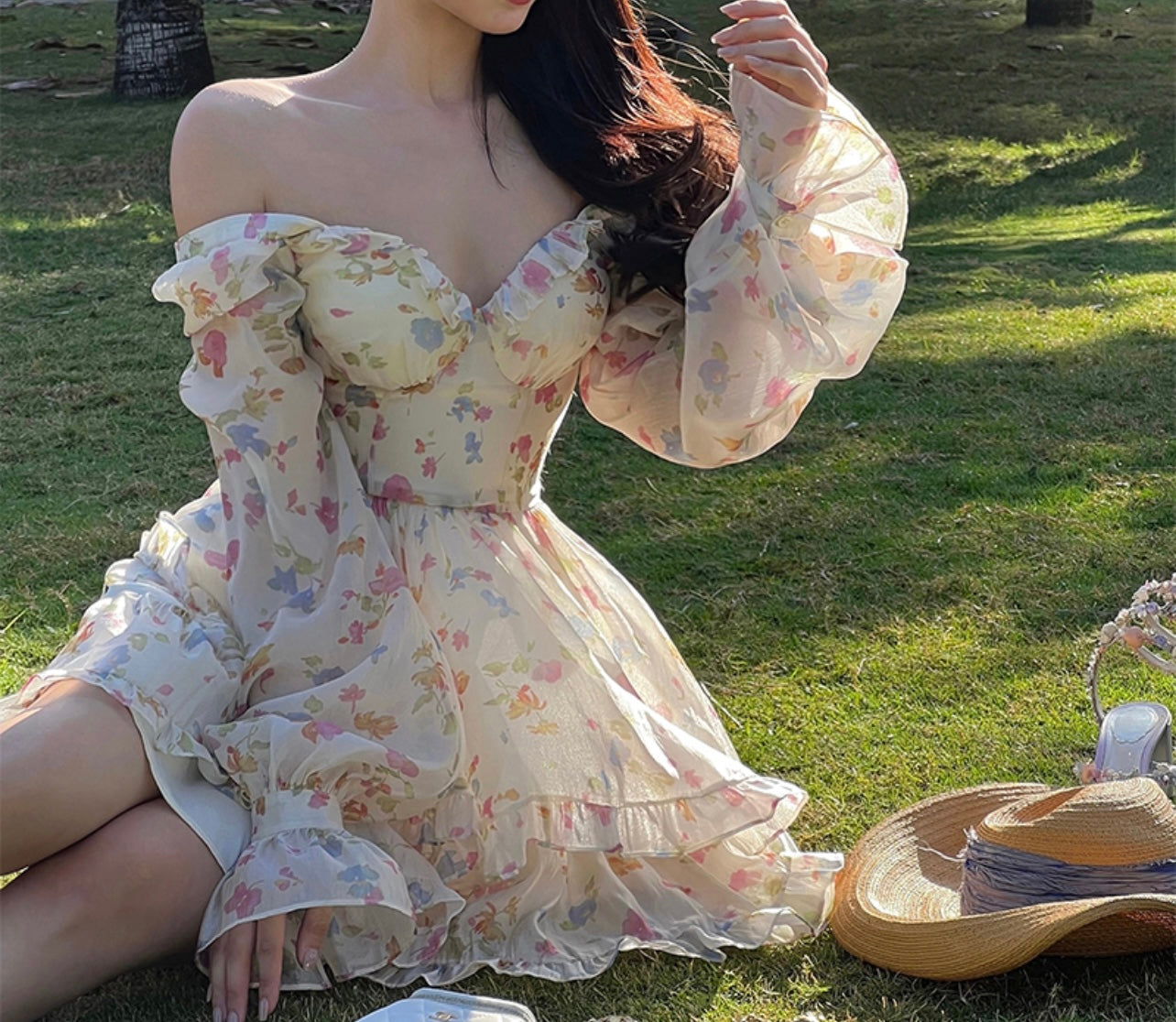 Spring bouquet dress