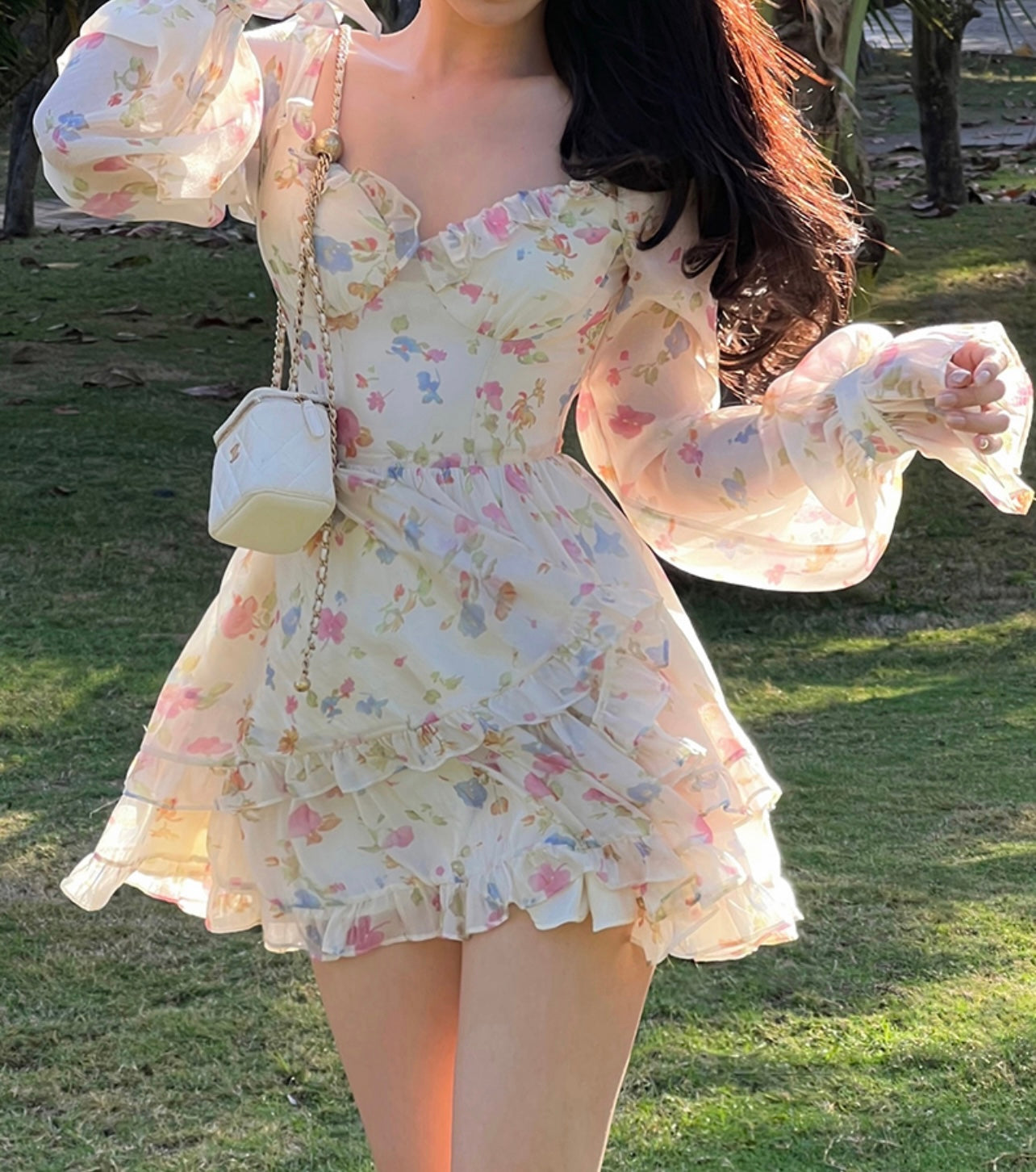 Spring bouquet dress