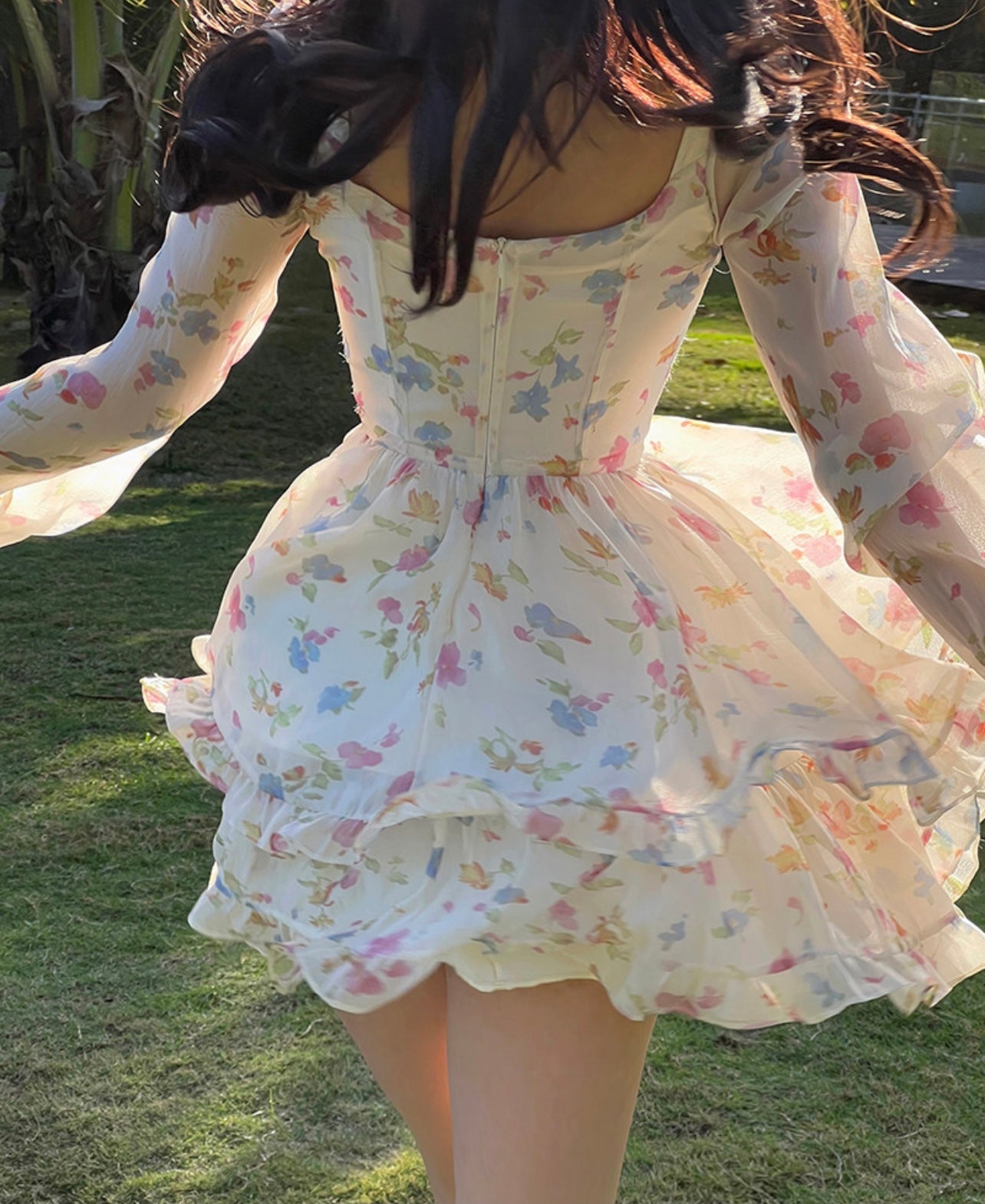 Spring bouquet dress